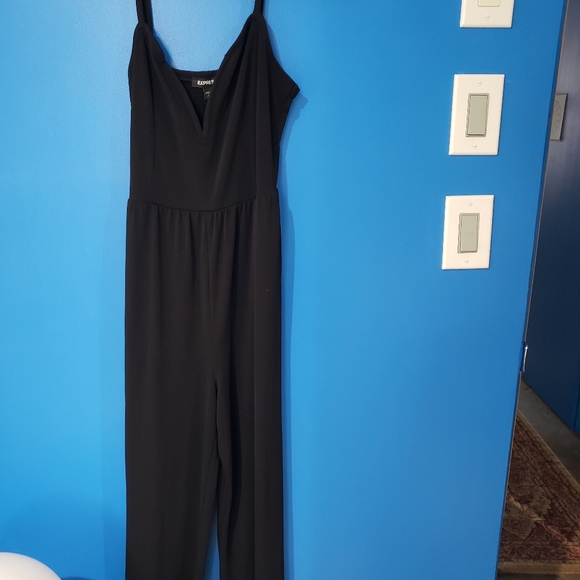 Express Black Jumpsuit - Picture 1 of 6